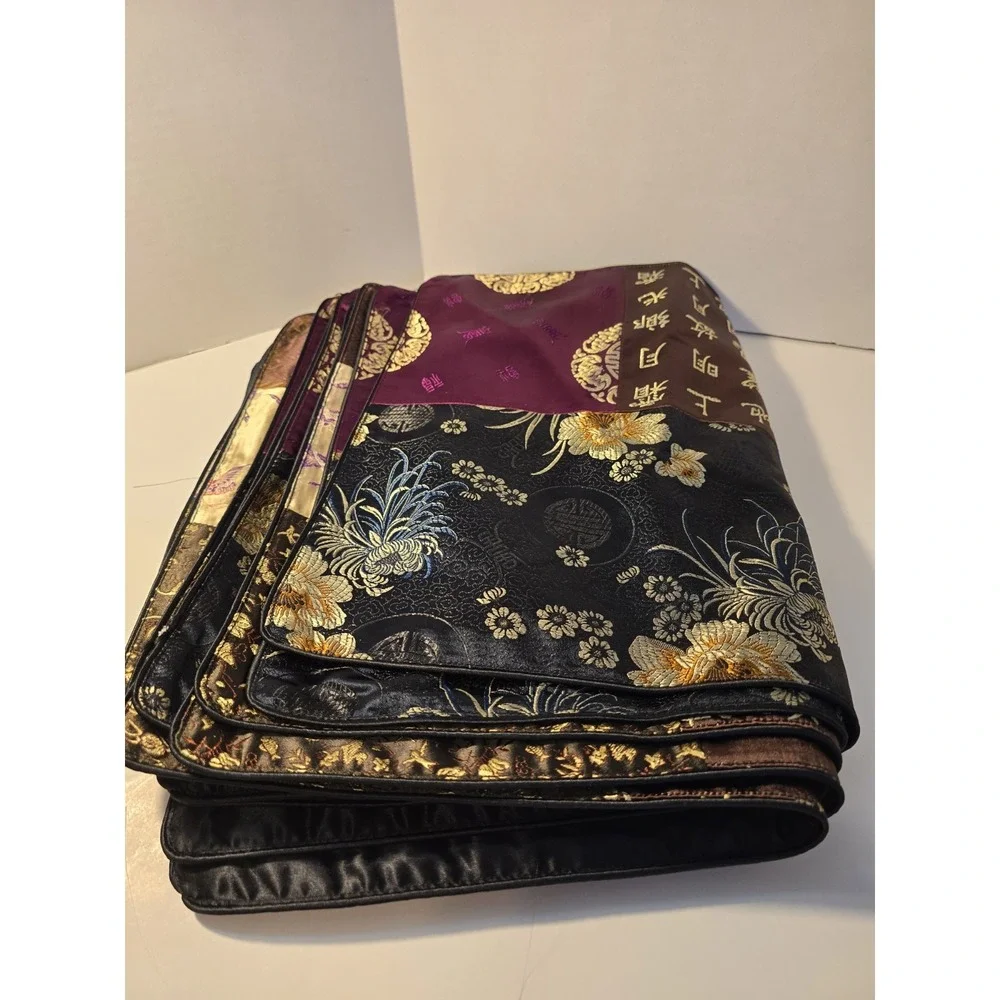 10 Shanghi Placemats Asian Inspired Cloth Pier 1 Size 14x20‎ Elegant /0414